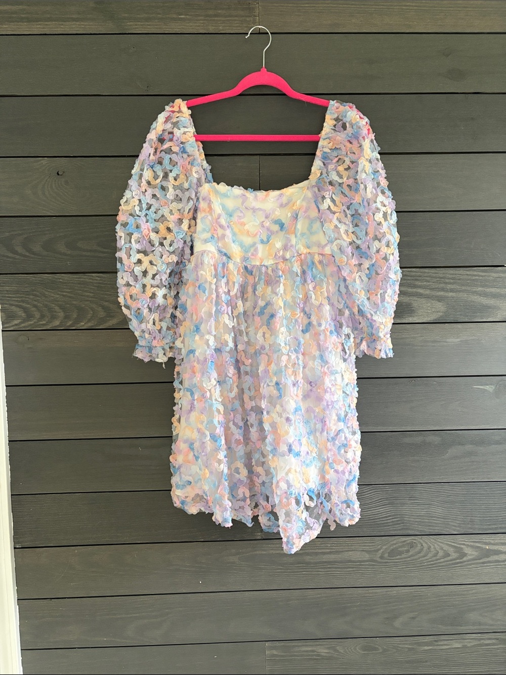 Storia Pastel Multicolor Sequin Mini Dress